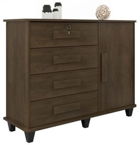 Cômoda Sapateira Grécia Noce - RV Móveis