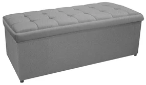 Calçadeira Copenhague 195 cm King Size Suede Cinza - ADJ Decor