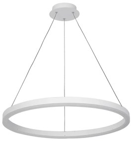 Pendente Led Metal Aluminio Acrilico 30W 3000K Danza - BRANCO