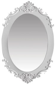 Espelho Oval - Branco Provençal Kleiner