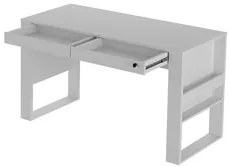 Mesa Para Computador Escrivaninha 2 Gavetas ME4144 Branco - Tecno Mobi