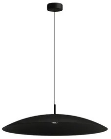 Pendente Led Aluminio 17W 60 3000K 90Cm Plato - PRETO