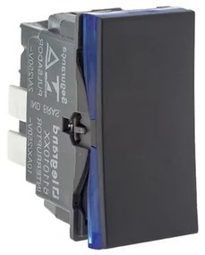 Modulo Interruptor Simples Pial Plus+ 10a Preto