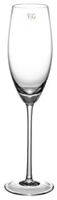 Taça de Cristal p/ Espumante 205 ml Incolor