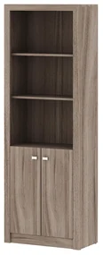 Armário Estante Alto para Escritório Home Office ME4110 MDP Carvalho G69 - Gran Belo