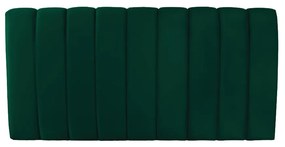 Cabeceira Painel Olivia Casal 140 cm Veludo - D'Rossi - Verde Esmeralda