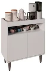 Balcão Aparador Buffet Cantinho do Café 71cm Lice Z34 Branco - Mpozena