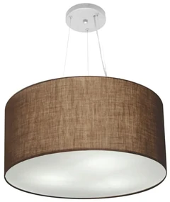 Pendente Cilíndrico Café MJ-4192 Para Mesa de Jantar e Estar