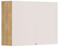 Armário de Cozinha Aéreo 120cm 2 Portas Minsk Z06 Freijó/Soft - Mpozen