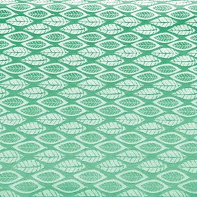 Tecido Jacquard Folhas Verde A14 20 Metros - D'Rossi