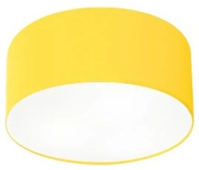 Plafon de Sobrepor Cilíndrico SP-3010 Cúpula Cor Amarelo