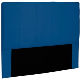 Cabeceira Arizona Para Cama Box Casal 140 cm Suede - D'Rossi - Azul Marinho