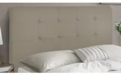 Cabeceira Cama Box Casal King 193cm Luna Sintético Bege Z51 - Mpozenat