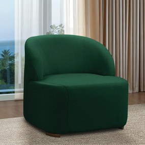 Poltrona Decorativa Orgânica kit 2 Diully Bouclê E03 - D'Rossi - Verde