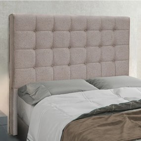 Cabeceira Cama Box King 195 cm Verona Linho Areia S04 - D'Rossi