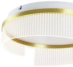 Plafon Lumina Ø40X13Cm Led 24W 3000K Bivolt Dourado - Usina Imports Ui...