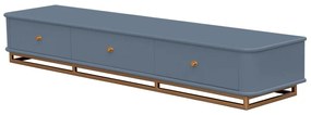 Rack Curve G - Blue c/ Detalhes Dourado Soleil  Kleiner