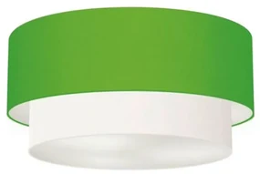 Plafon Para Banheiro Cilíndrico SB-3062 Cúpula Cor Verde Limão Branco