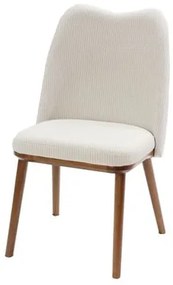 Cadeira Estofada Bonete Assento Cor Macramê com Pés Pinhão 90cm - 69300 Sun House