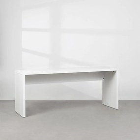 Bancada Contemporânea Branco- 1,80m