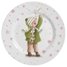 Prato Sobremesa 21Cm Sweet Christmas - Ceramica Alleanza