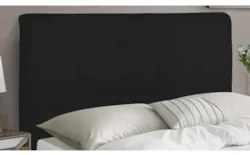 Cabeceira Cama Box Casal 140cm Luna Sintético Preto Z51 - Mpozenato